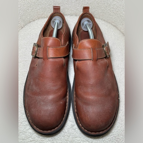 Born men’s sandals clogs loafers brown leather heavy thick outdoor strap 12 - Picture 4 of 14